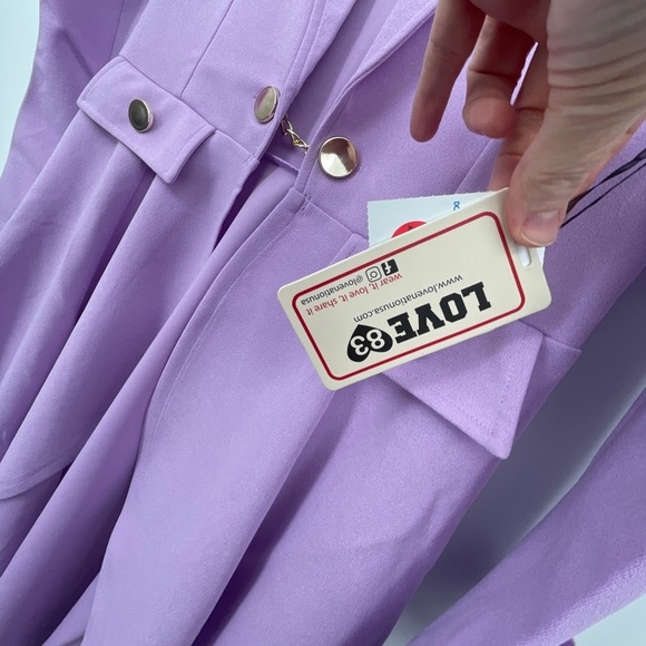 Women’s Cardigan Duster Long Sleeve Jacket Sz m NWT blazer romantic - Picture 3 of 5